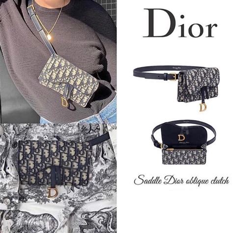 black dior belt bag